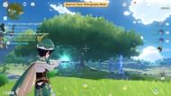 Hold the character in the Charged Attack position (Image via HoYoverse)